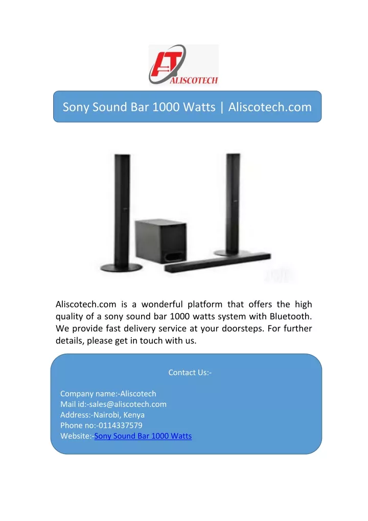 sony sound bar 1000 watts aliscotech com