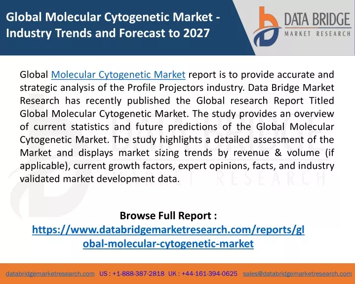 global molecular cytogenetic market industry