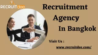 Best Recruitment Agency in Bangkok
