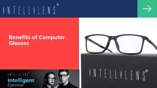 Benefits of Computer Glasses