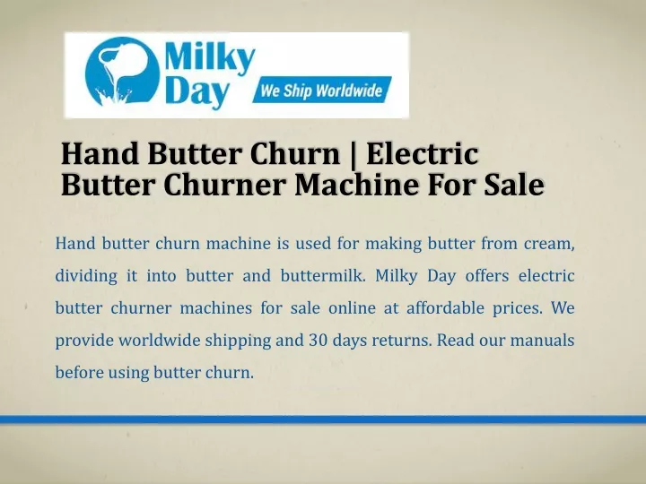 hand butter churn electric butter churner machine for sale