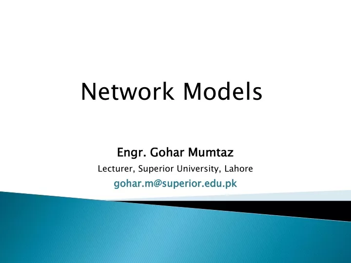 network models