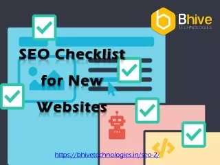 SEO Checklist for New Websites_bhivetechnologies