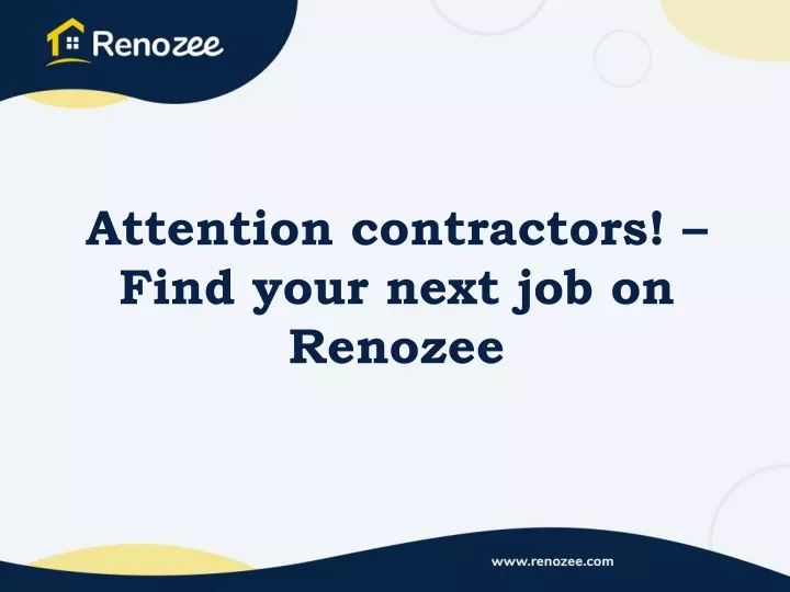 attention contractors find your next