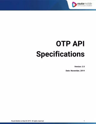 OTP_API_Specifications