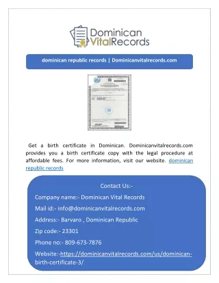 dominican republic records | Dominicanvitalrecords.com