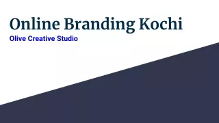 online branding kochi olive creative studio