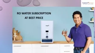RO Water Subscription at Best Price