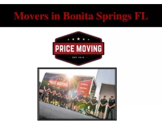 Movers in Bonita Springs FL