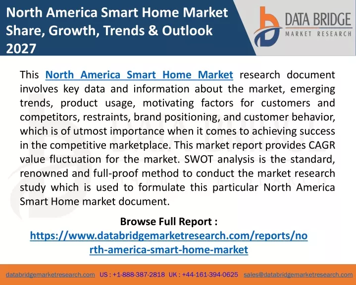 north america smart home market share growth