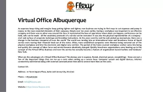 virtual office albuquerque