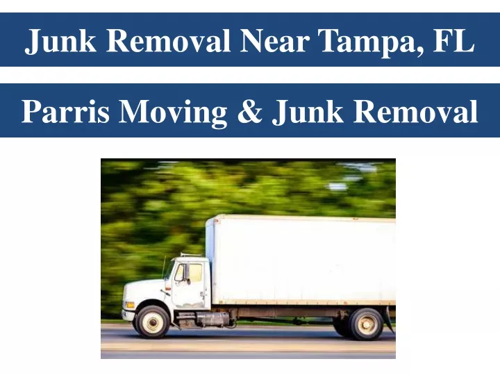 junk removal near tampa fl