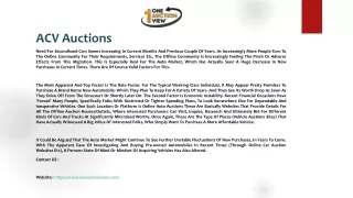 acv auctions