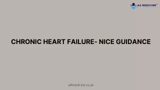 Nice Heart Failure | Nice Guidelines Heart Failure | A4 Medicine