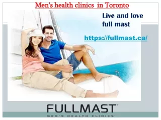 Men's Health  clinic | FullMast Men's Health Clinics