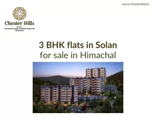 3 BHK flats in Solan for sale in Himachal