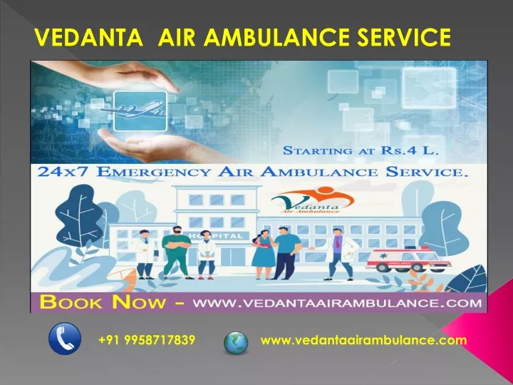 vedanta air ambulance service