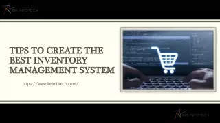 tips to create the best inventory management system