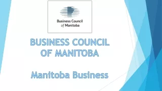 Manitoba Business - Economic Growth Development