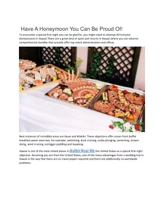 Have A Honeymoon You Can Be Proud Of! (2)