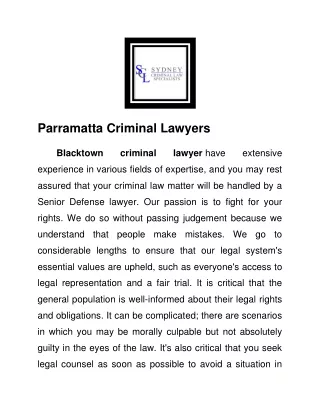 Criminal Lawyer - SCL Specialists