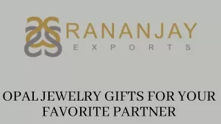 Beautiful Opal Gemstone Jewelry From Rananjay Exports