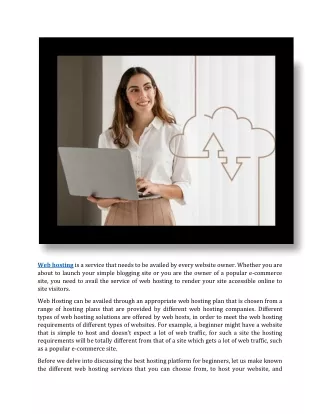 web hosting is a service that needs to be availed