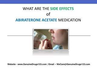 what are the side effects of abiraterone acetate