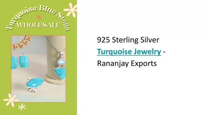 925 sterling silver turquoise jewelry rananja