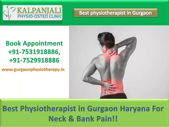 best physiotherapist in gurgaon