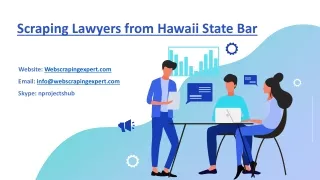 scraping lawyers from hawaii state bar
