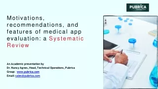 motivations recommendations and features
