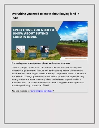Everything you need to know about buying land in India.-converted