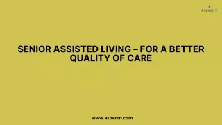 Senior Living Software |AspectN