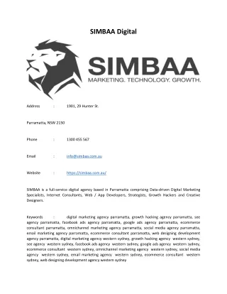 SIMBAA Digital