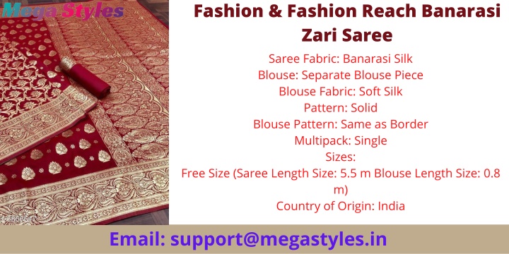 fashion fashion reach banarasi zari saree