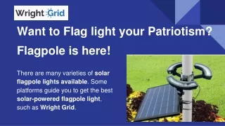 Want to Flag light your Patriotism_ Flagpole is here!