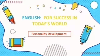English For Success Kids In Today's World