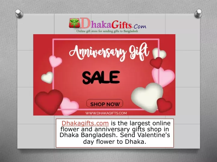 dhakagifts com is the largest online flower