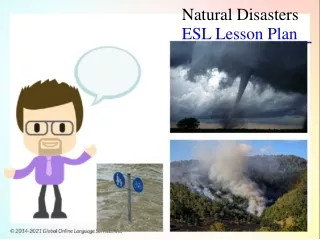 natural disasters esl lesson plan