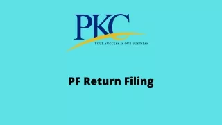 pf return filing