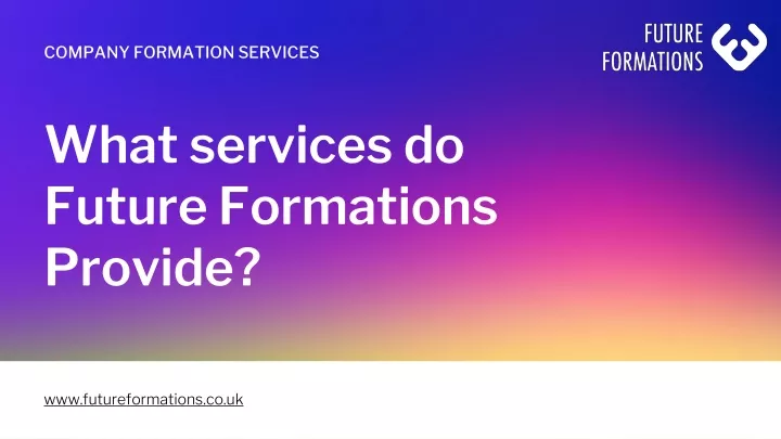 company formation services