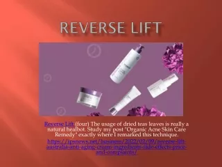 reverse lift four the usage of dried teas leaves