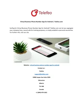 virtual business phone number app for android