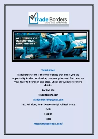 Tradeborders | Tradeborders.com