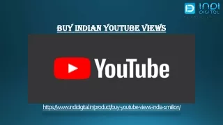 Get real and genuine indian youtube views