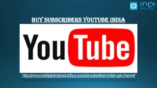 Affordable price to buy indian YouTube subscribers