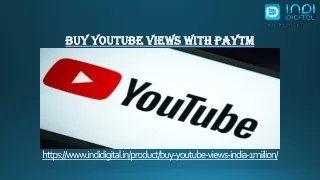 Best company to buy youtube views with paytm