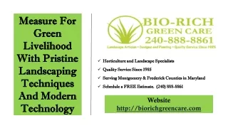 measure for measure for green green livelihood