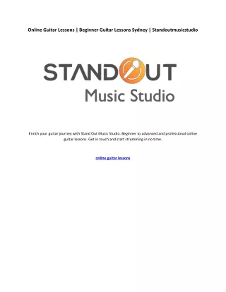 online guitar lessons beginner guitar lessons